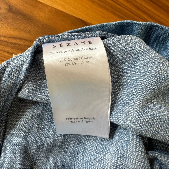 Sezane Denim Jacques Trousers Size EU38 US6 - Picture 7 of 10